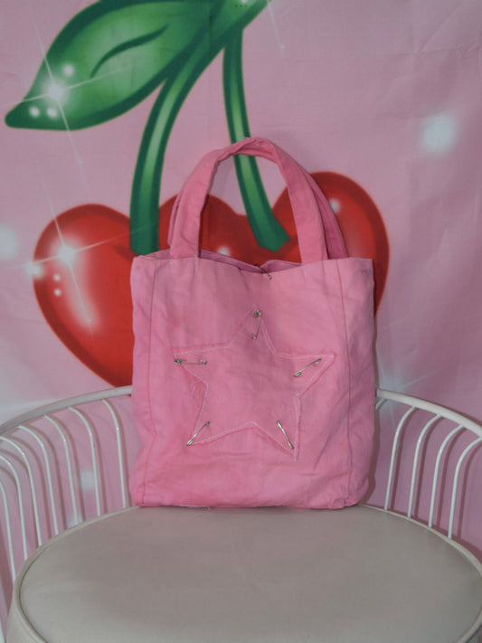 Pink Star Mini tote