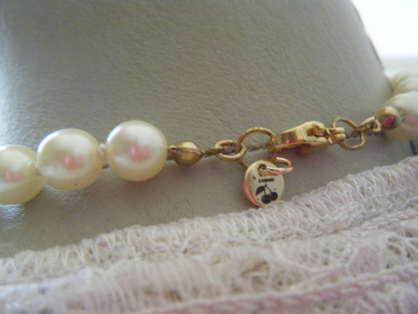 y2k Cherry Pearl Necklace