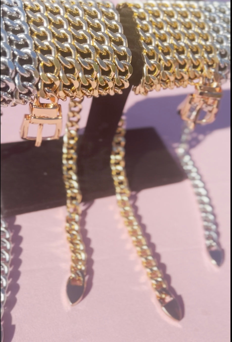 Lock you down chain belt