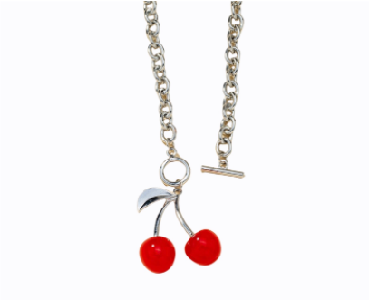 Cherry choker necklace