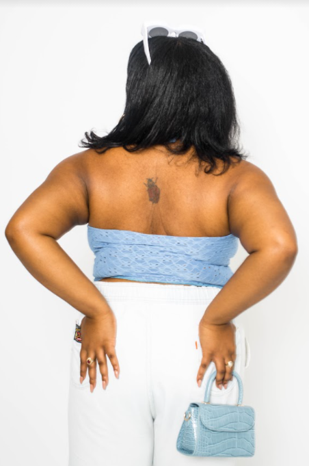 Sexy back halter top
