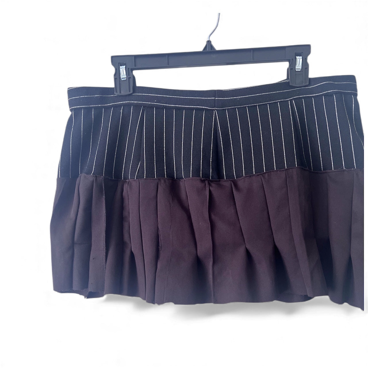 Pleated please mini skirt