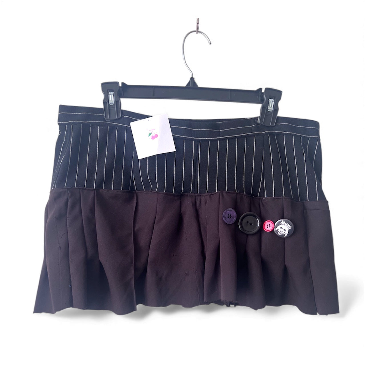 Pleated please mini skirt