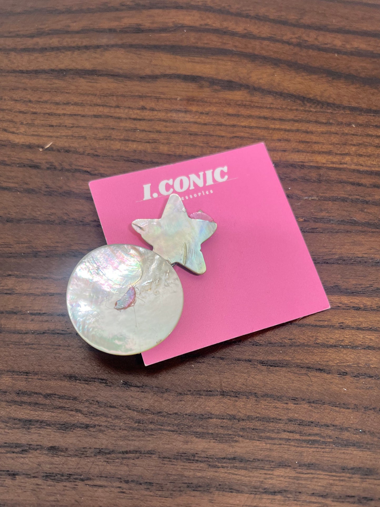Pearl star Cluster button clip