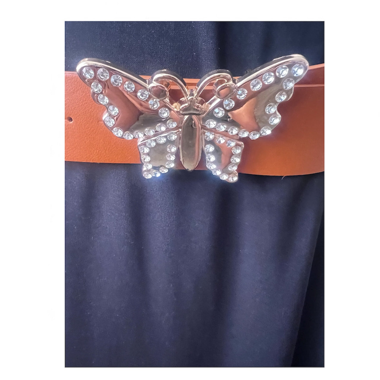 Butterfly buckle belt