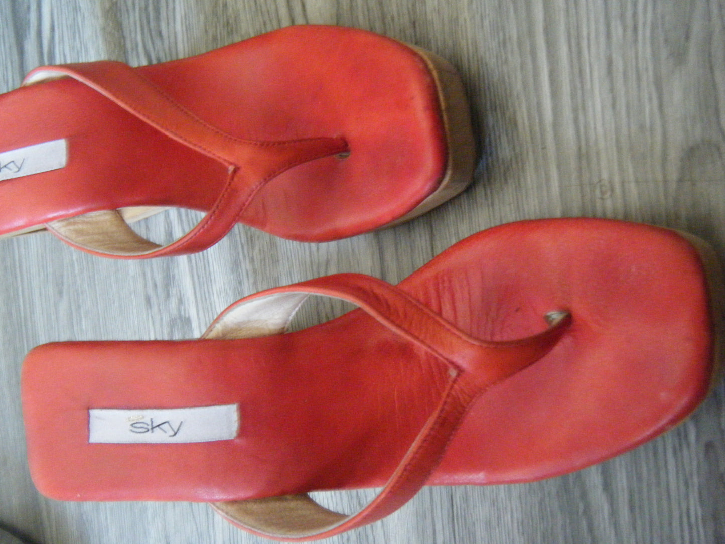 Unique Wood Platform Clogs