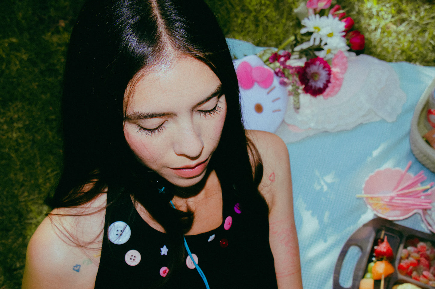 Custom Halter Button Tank