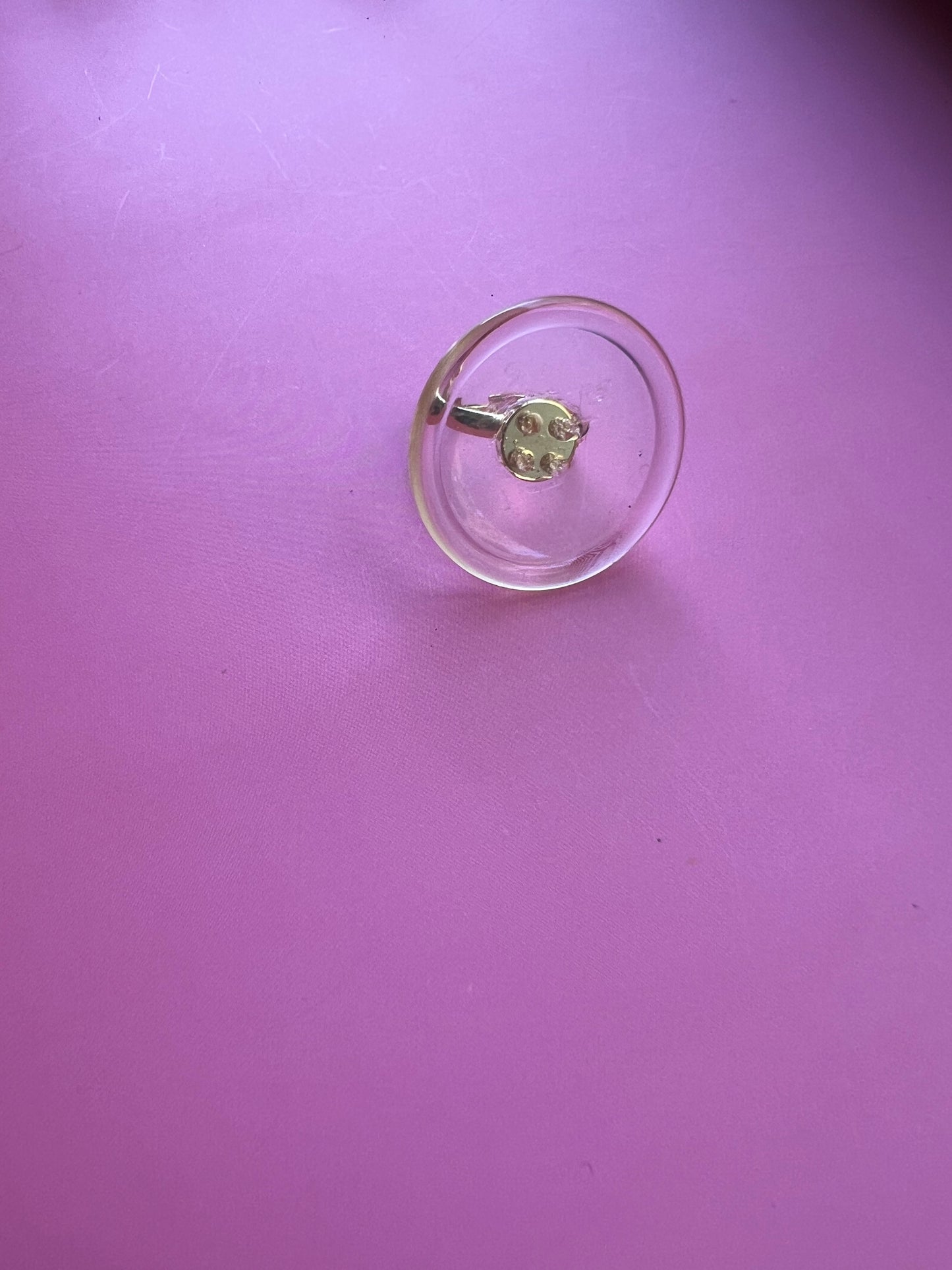 Jelly Button Ring (slim band)
