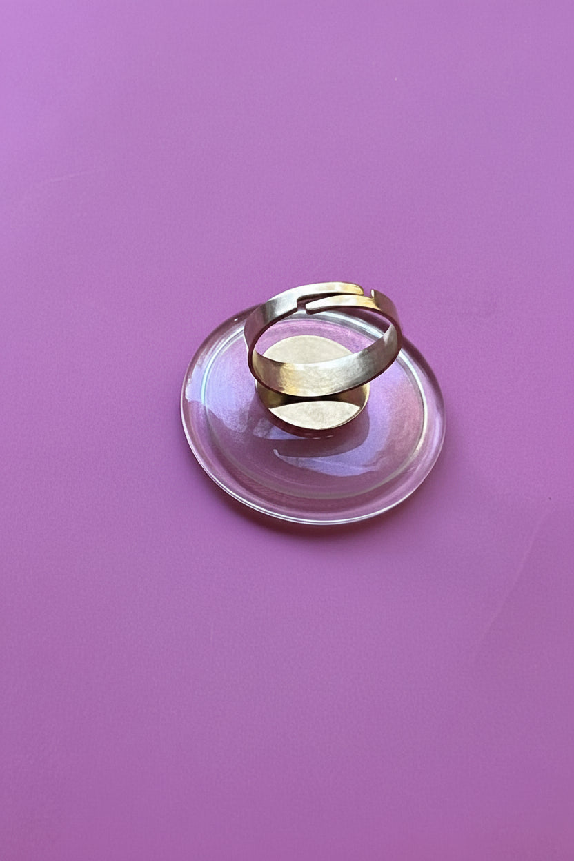 Jelly button ring