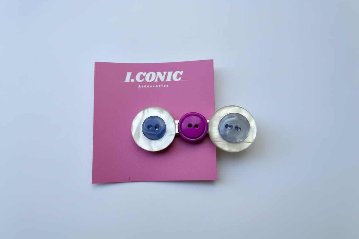 Fruit Snack Button Hair Clip