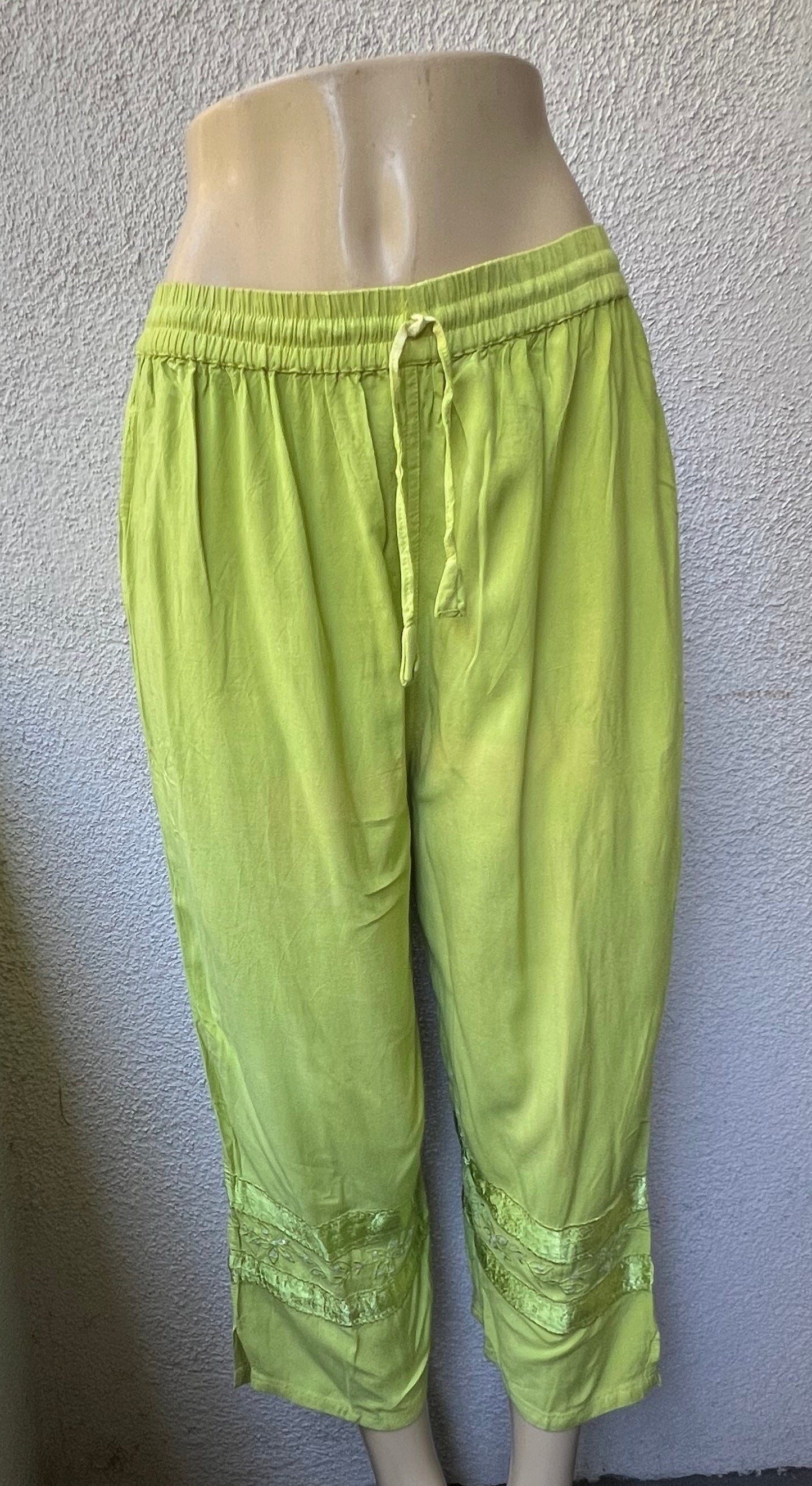 Key lime green pants