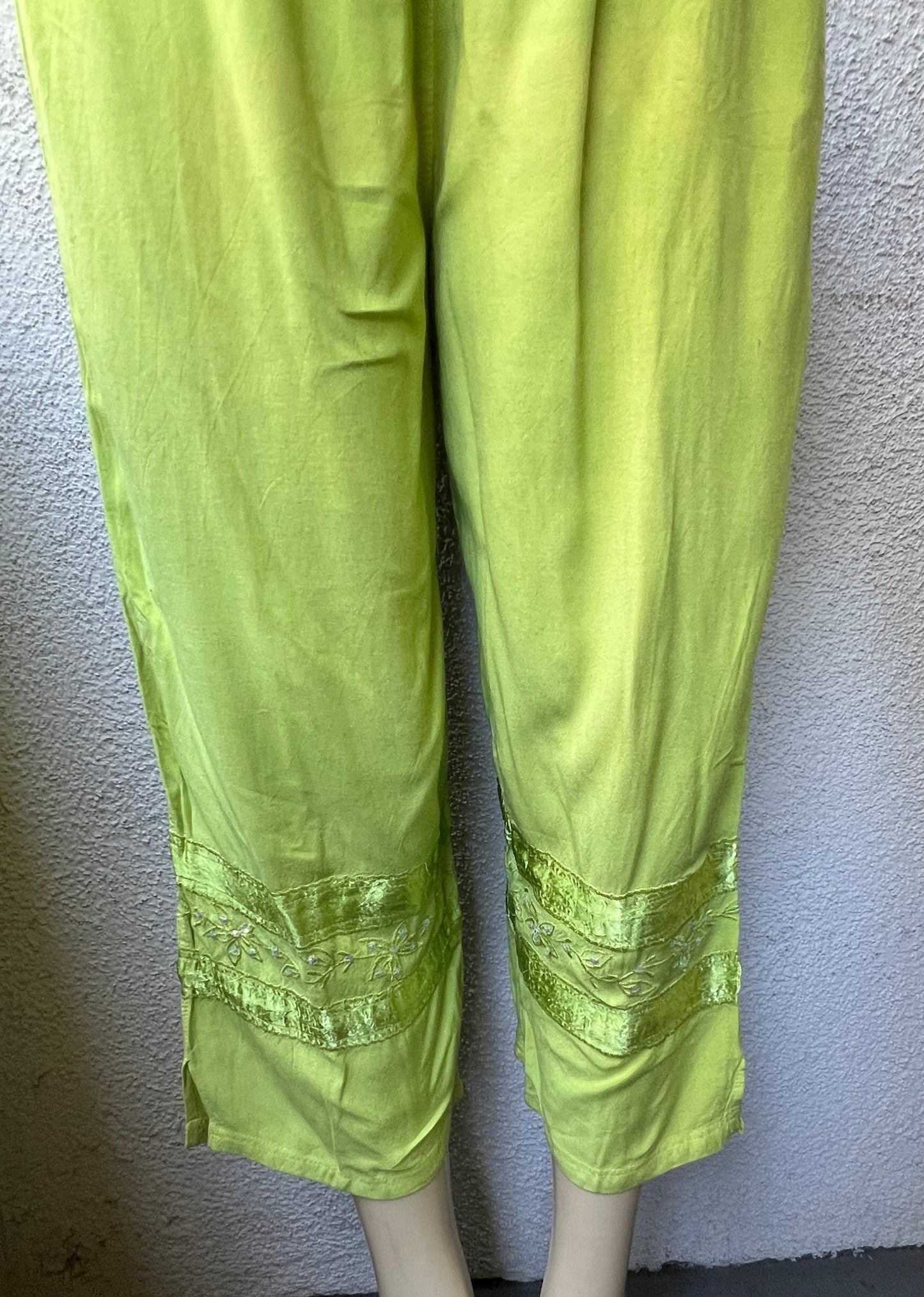 Key lime green pants