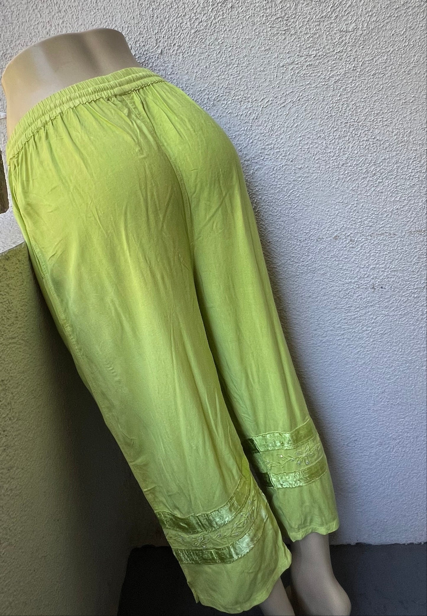 Key lime green pants