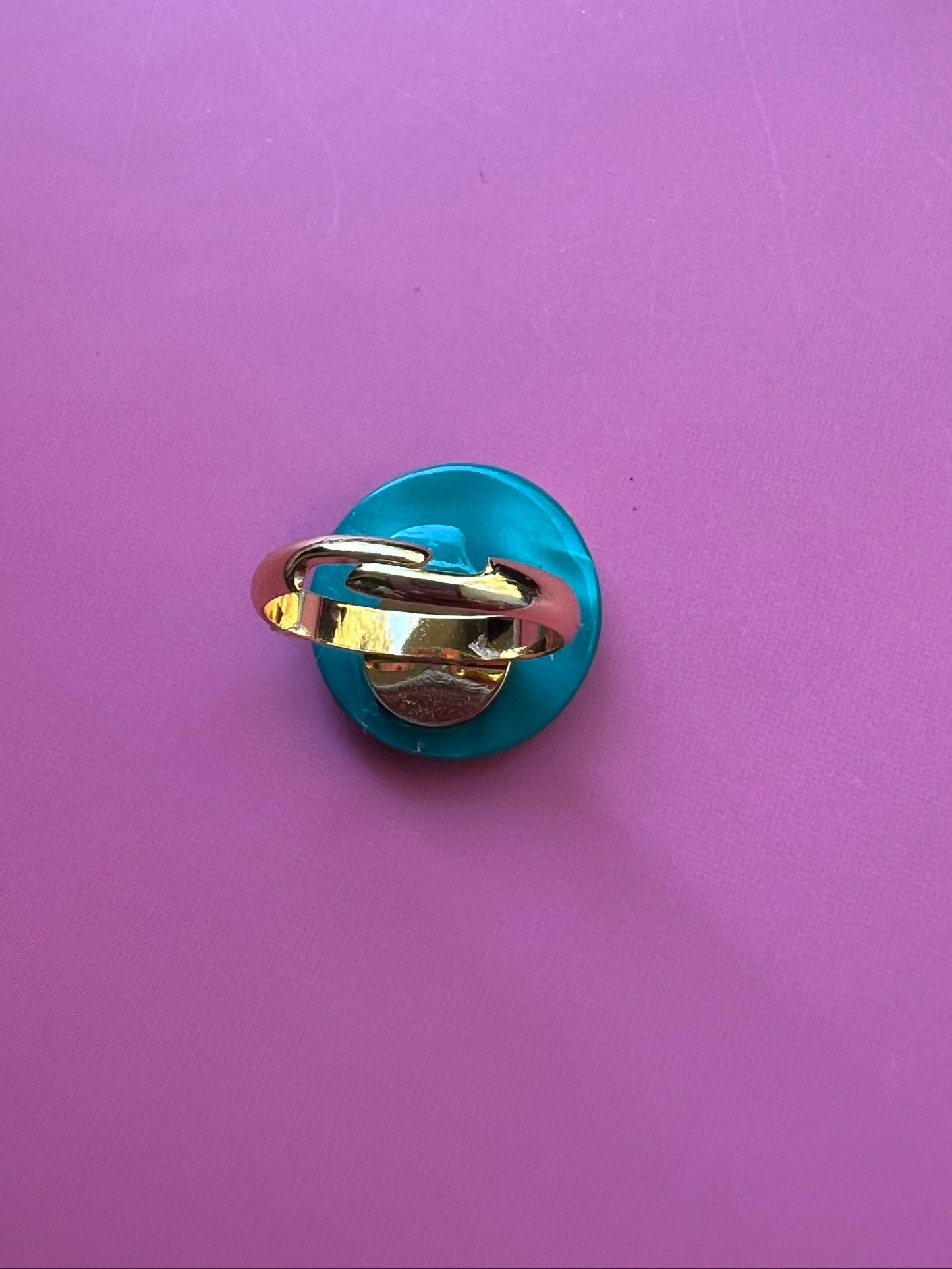 Candy star button ring