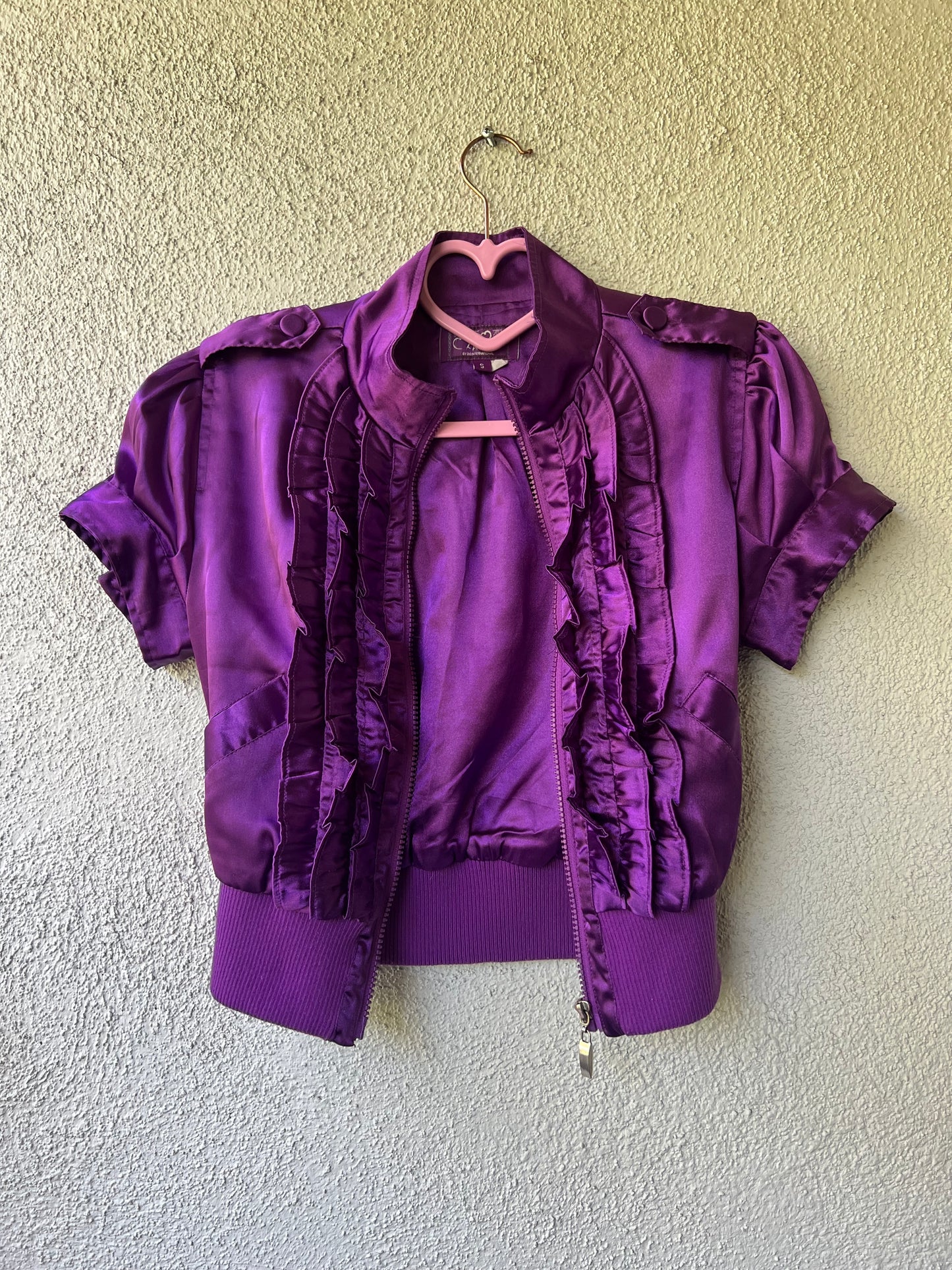 Ruffled princess jacket