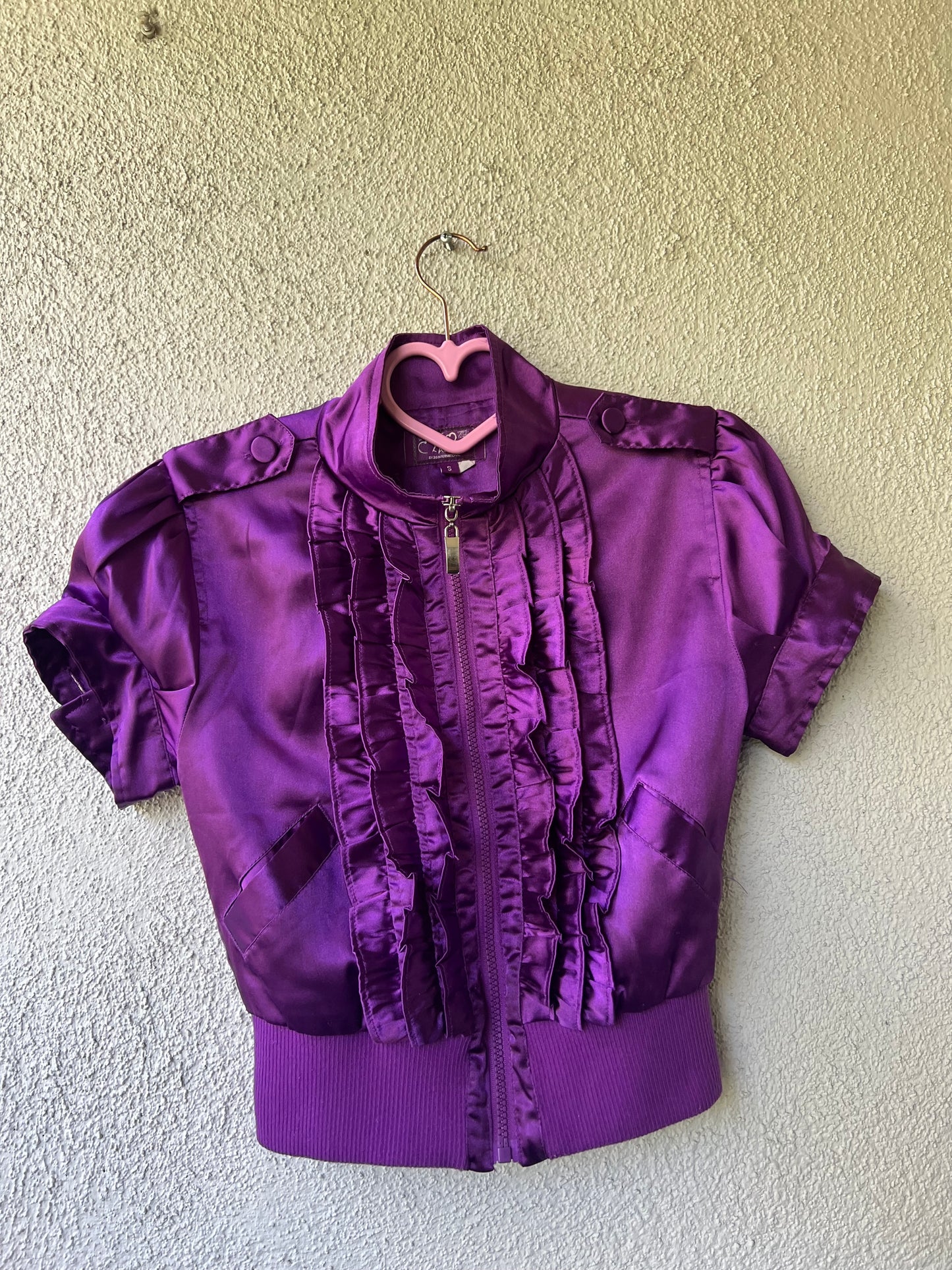 Ruffled princess jacket