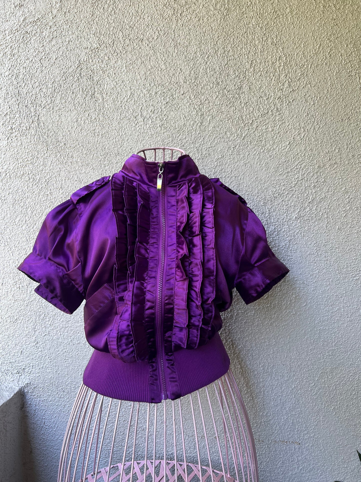 Ruffled princess jacket