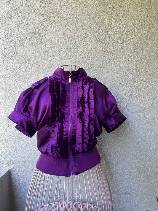 Ruffled princess jacket