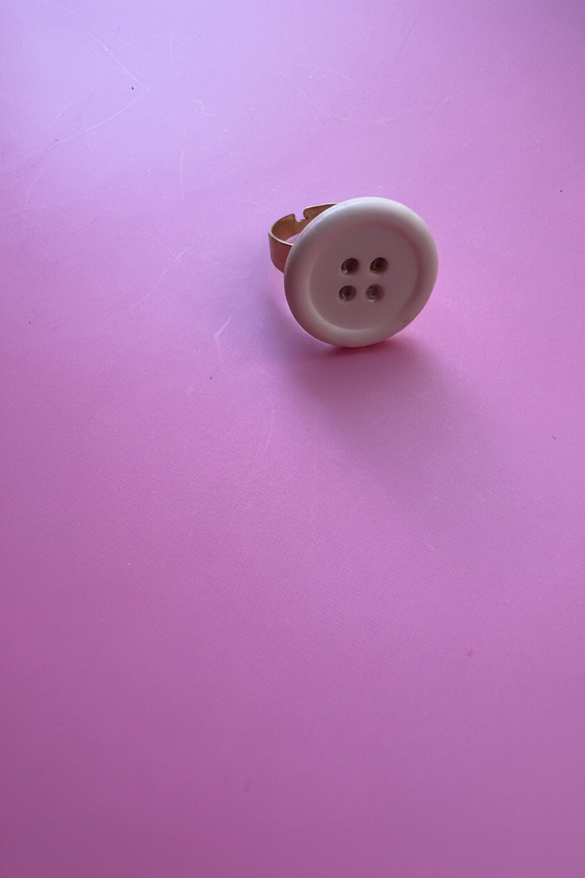 Sugar Rush button ring (wider band)