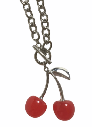 Cherry choker necklace