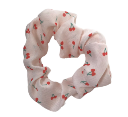 Cherry time scrunchies